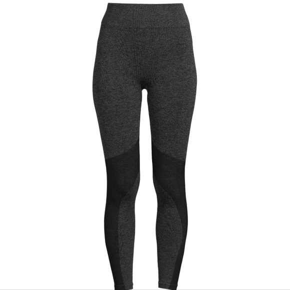 NWT CHLOE TING WOMEN'S SEAMLESS MARL COLORBLOCKED LEGGINGS - Picture 5 of 8